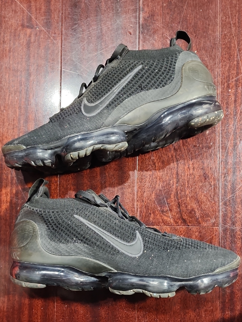 Nike Air Vapormax Flyknit Triple Black Running Sneakers Shoes Men's 11.5